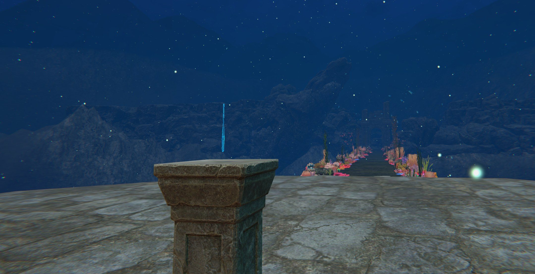 Harmony VR underwater game environment